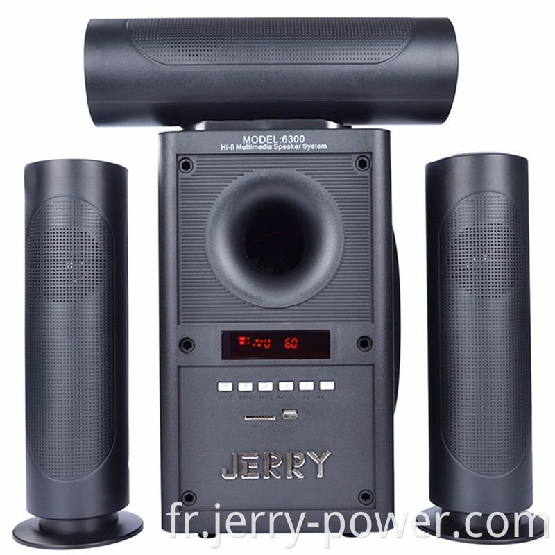 AC 220V et DC 12V Power USB SD FM 3.1 Jerry Haut-parleur pour ordinateur 3.1 Système surround / Haut-parleurs de Jerry multimédia 3.1